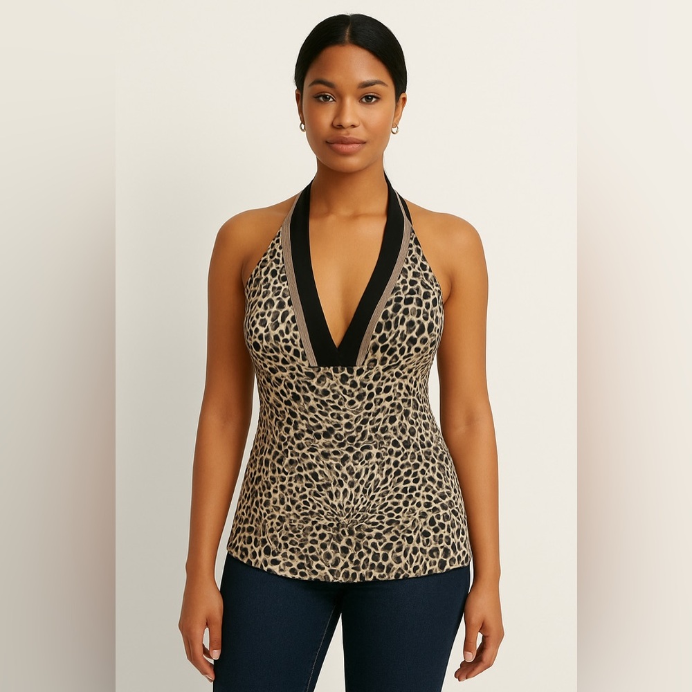 NEW...BCBG backless halter top.